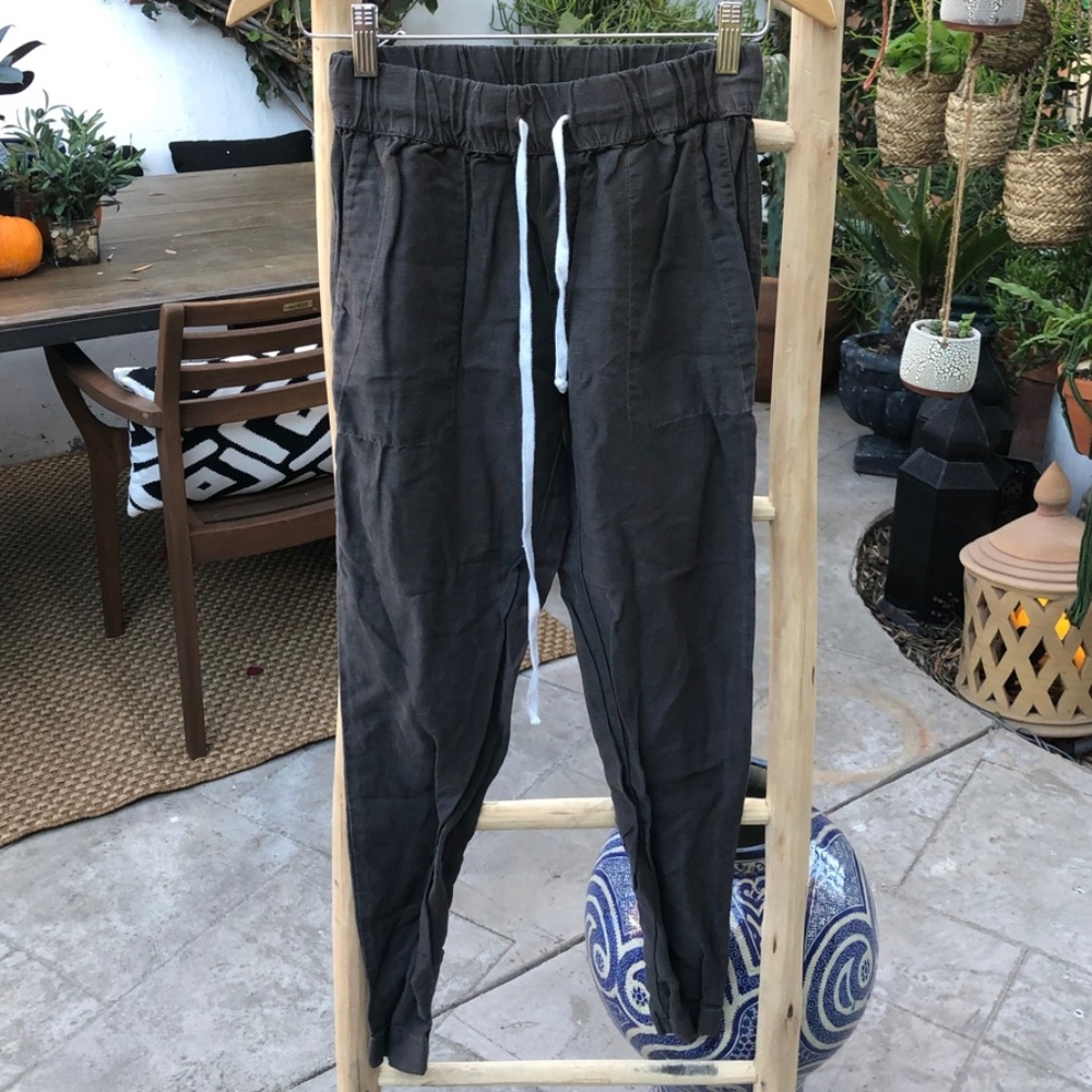 Enza Costa Olive/Gray Joggers